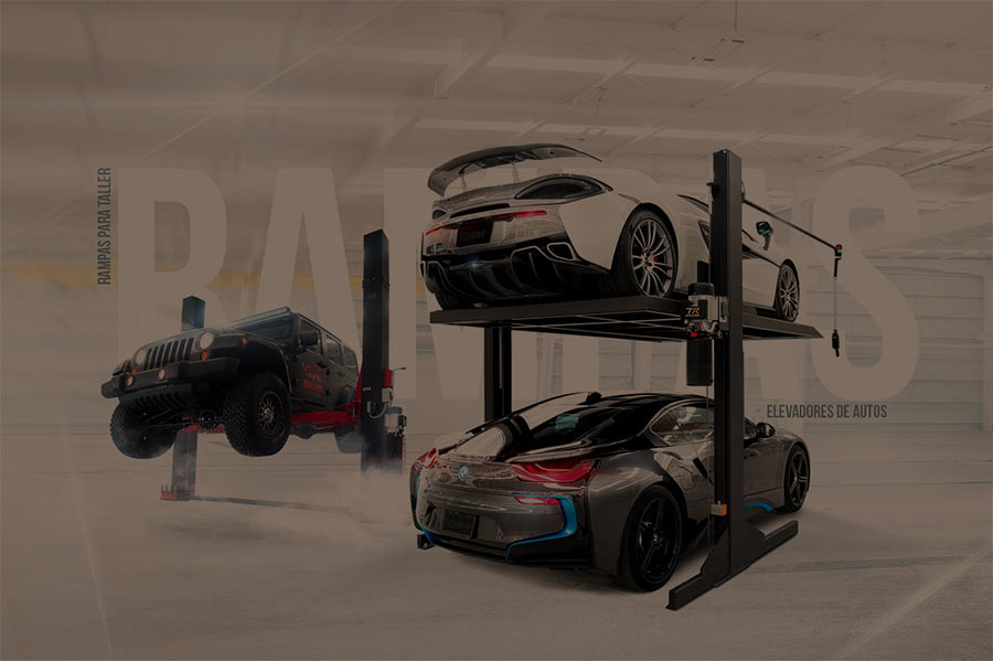 elevadores y rampas para autos